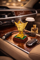Electric Car Bakhoor Burner + 2 Free Fragrances | 12V Arabic Incense Burner