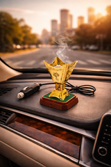 Electric Car Bakhoor Burner + 2 Free Fragrances | 12V Arabic Incense Burner