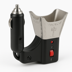 Electric Car Bakhoor Burner + 2 Free Fragrances | 12V Arabic Incense Burner