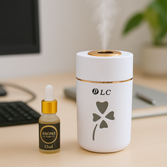 Lucky Clover LC Humidifier – 280ml Portable Cool Mist Diffuser