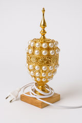 Luxury Pearl Bakhoor Dan – Electric Incense Burner