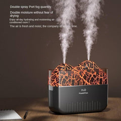 Volcano Humidifier – Double Mist LED Night Light (400ML)