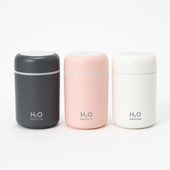 H2O Portable Humidifier (Black, White & Pink) – with 2 Free Fragrances