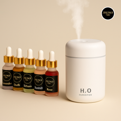 H2O Portable Humidifier (Black, White & Pink) – with 2 Free Fragrances