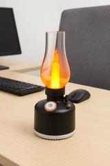 Vintage Lamp Humidifier – LED Aroma Diffuser with Mist & 2 Free Fragrances