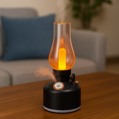 Vintage Lamp Humidifier – LED Aroma Diffuser with Mist & 2 Free Fragrances