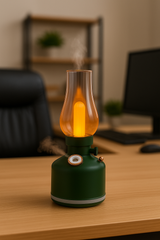 Vintage Lamp Humidifier – LED Aroma Diffuser with Mist & 2 Free Fragrances