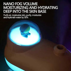 Astronaut Humidifier – Mini USB Aroma Diffuser with LED Light (300ML Portable Air Humidifier)