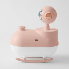 Astronaut Humidifier – Mini USB Aroma Diffuser with LED Light (300ML Portable Air Humidifier)