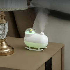 Astronaut Humidifier – Mini USB Aroma Diffuser with LED Light (300ML Portable Air Humidifier)