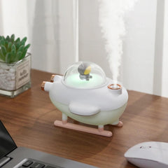 Mini Airplane Humidifier – LED Night Light Ultrasonic Mist Diffuser (220ML)
