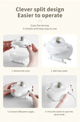 Mini Airplane Humidifier – LED Night Light Ultrasonic Mist Diffuser (220ML)