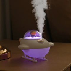 Mini Airplane Humidifier – LED Night Light Ultrasonic Mist Diffuser (220ML)
