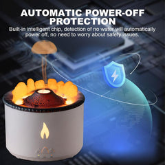 Volcano Aroma Diffuser – Flame Mist Humidifier | 2 Free Fragrances & Free Delivery
