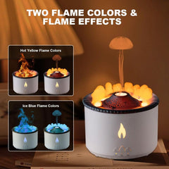 Volcano Aroma Diffuser – Flame Mist Humidifier | 2 Free Fragrances & Free Delivery