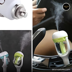 Dual Function Car Air Humidifier With 2 Free Fragrance