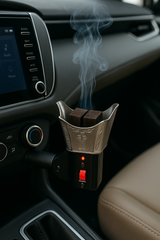 Electric Car Bakhoor Burner + 2 Free Fragrances | 12V Arabic Incense Burner