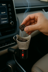 Electric Car Bakhoor Burner + 2 Free Fragrances | 12V Arabic Incense Burner