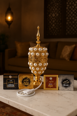 Luxury Pearl Bakhoor Dan – Electric Incense Burner