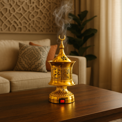 Electric Bakhoor Dan – Golden | White-Golden | Black-Golden (Free Delivery)