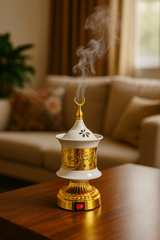 Electric Bakhoor Dan – Golden | White-Golden | Black-Golden (Free Delivery)