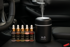 H2O Portable Humidifier (Black, White & Pink) – with 2 Free Fragrances