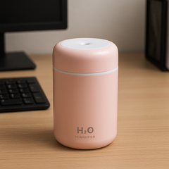 H2O Portable Humidifier (Black, White & Pink) – with 2 Free Fragrances