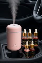 H2O Portable Humidifier (Black, White & Pink) – with 2 Free Fragrances