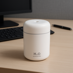 H2O Portable Humidifier (Black, White & Pink) – with 2 Free Fragrances