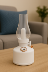 Vintage Lamp Humidifier – LED Aroma Diffuser with Mist & 2 Free Fragrances