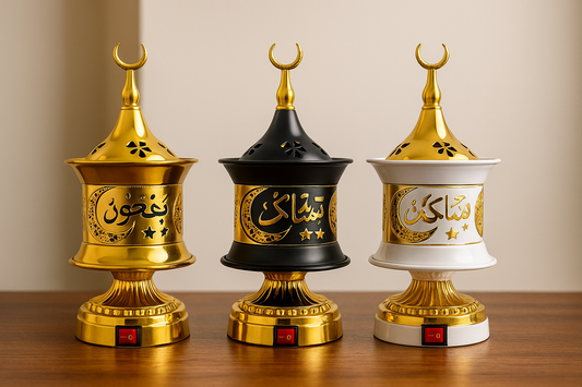 Electric Bakhoor Dan – Golden | White-Golden | Black-Golden (Free Delivery)