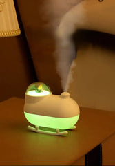 Astronaut Humidifier – Mini USB Aroma Diffuser with LED Light (300ML Portable Air Humidifier)