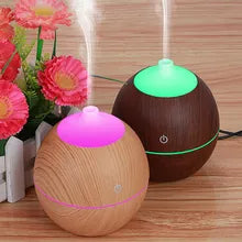 Wooden Round Humidifier with 2 Free Fragrance