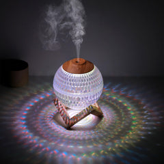 Crystal Ball Humidifier – 7 Color LED Night Light Mist Diffuser (350ML)