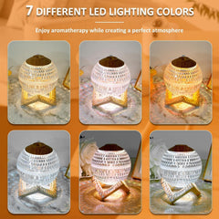 Crystal Ball Humidifier – 7 Color LED Night Light Mist Diffuser (350ML)