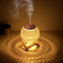 Crystal Ball Humidifier – 7 Color LED Night Light Mist Diffuser (350ML)