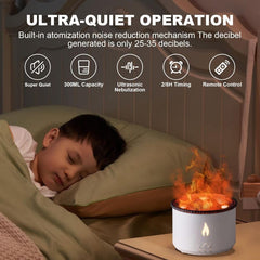Volcano Aroma Diffuser – Flame Mist Humidifier | 2 Free Fragrances & Free Delivery
