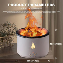 Volcano Aroma Diffuser – Flame Mist Humidifier | 2 Free Fragrances & Free Delivery